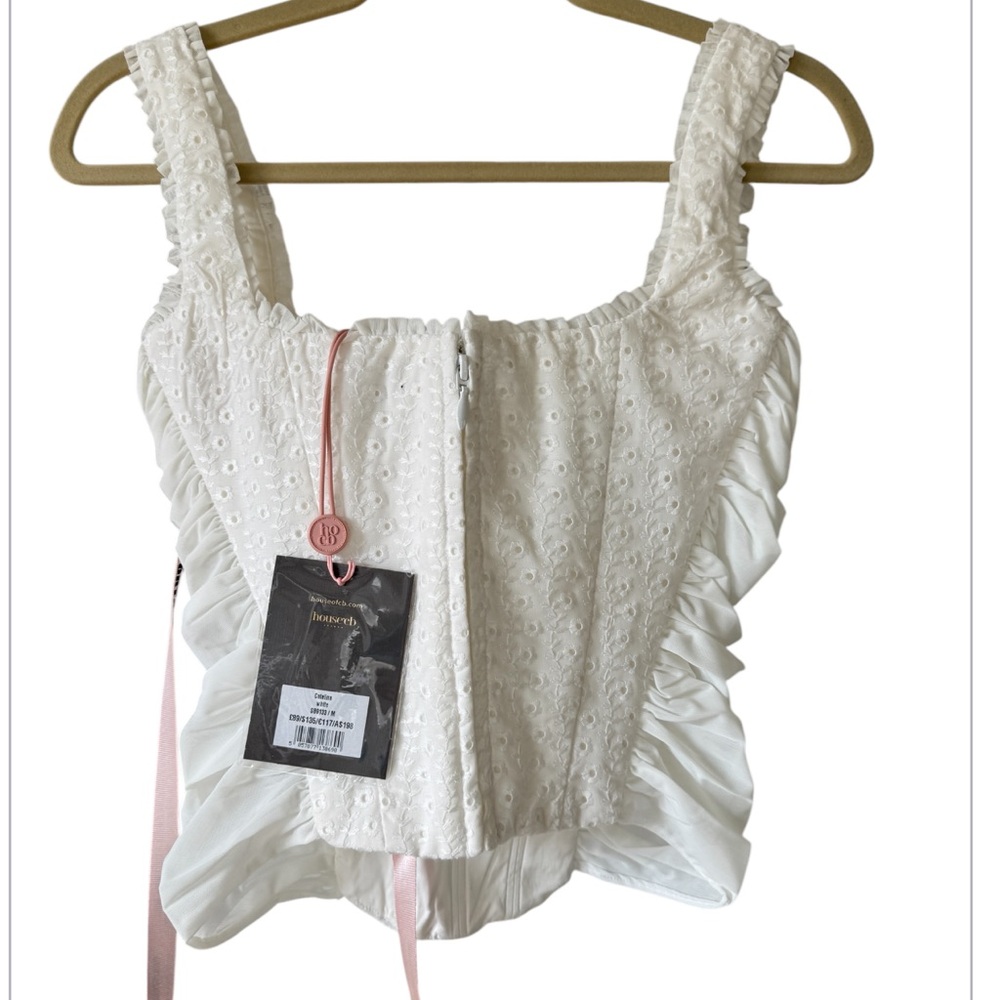 HOUSE OF CB Catalina Eyelet Corset Top - Picture 7 of 8